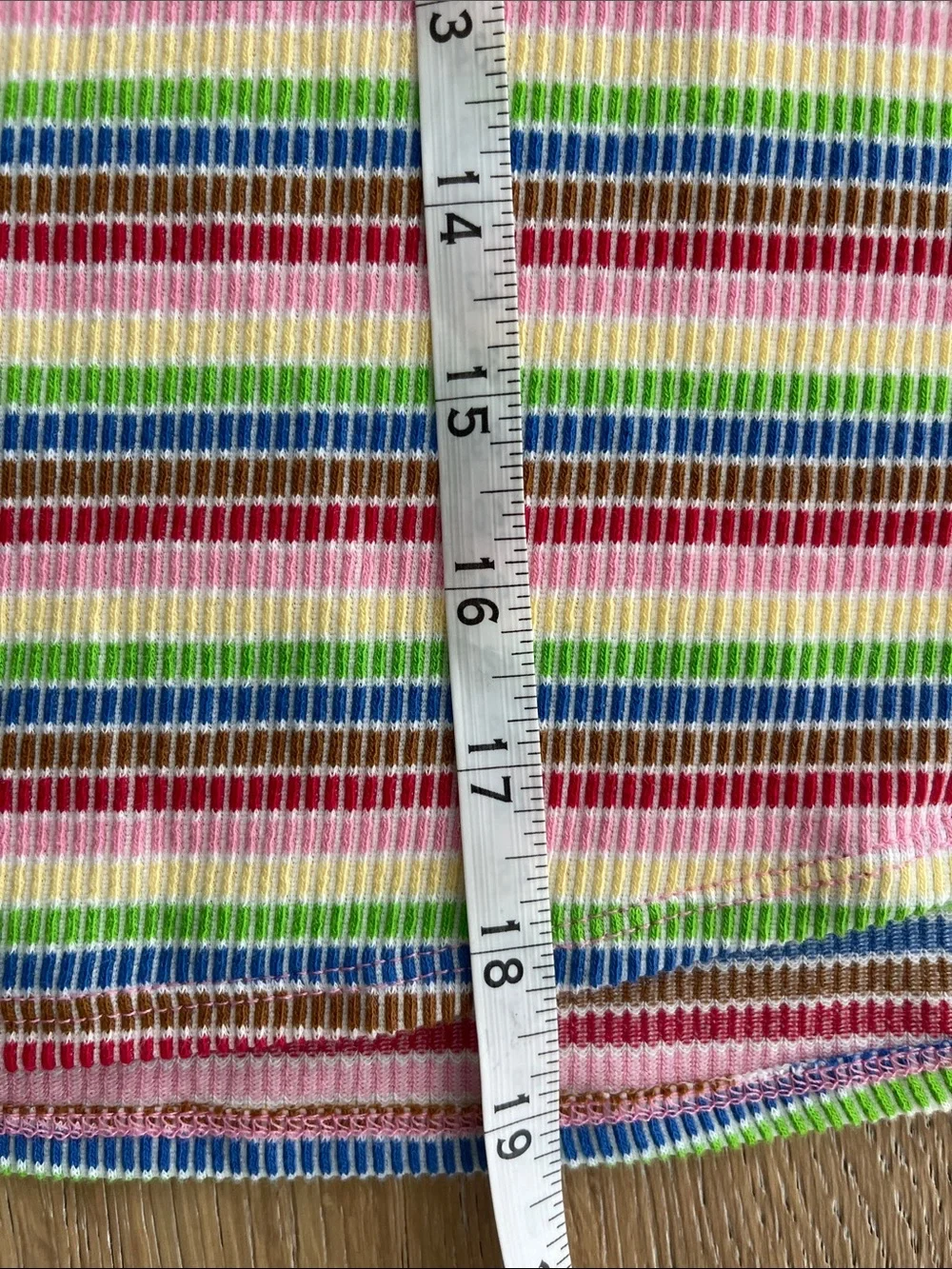 Pride Rainbow Stripe Mini Skirt‎ with Side Tie